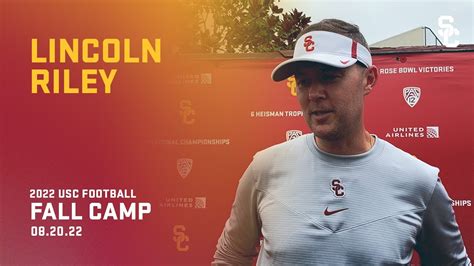 Lincoln Riley On The Conclusion Of Usc Footballs Fall Camp Youtube