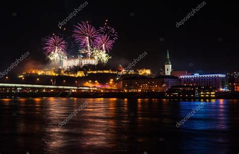 Fireworks on the Castle — Stock Photo © Kayco #61345125