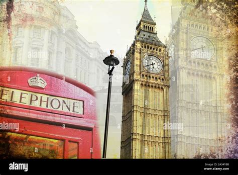 London art design illustration Stock Photo - Alamy