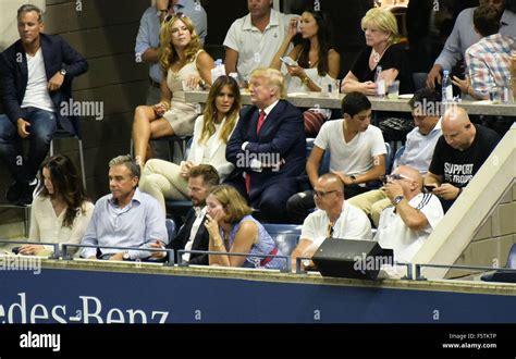 2015 US Open Tennis - Day 9 Featuring: Melania Trump, Donald Trump ...