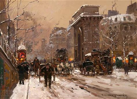 St.Martin, Winter - Edouard Cortes - WikiArt.org