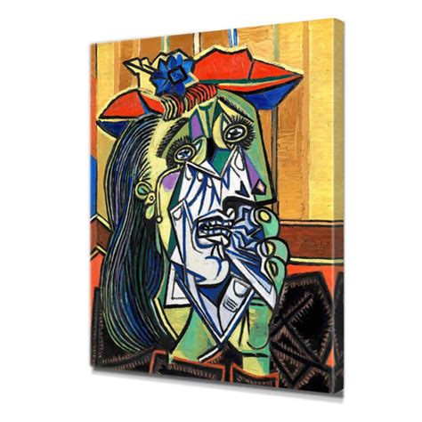 Vault W Artwork The Weeping Women With Handkerchief By Pablo Picasso