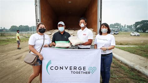 Converge Provides Food Connectivity To Taal Evacuees Manilasociety