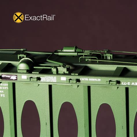 Exactrail Thrall Center Beam Flat Car Burlington Northern