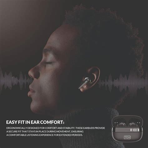 TCH L10 Wireless Earbuds, Noise Cancellation, Bluetooth 5.3, LDAC