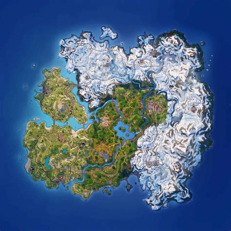 Fortnite Chapter 5 Season 1 map - all locations and biomes - VideoGamer