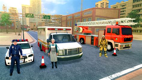 Emergency Firefighter Rescue Simulator 911 Game Apps