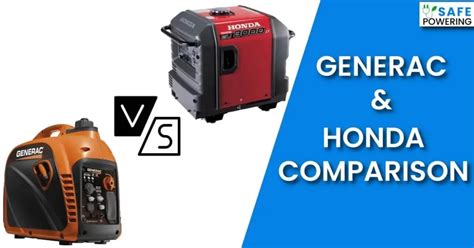 Honda Generators Comparison Chart Honda Vs Yamaha Generator 2022