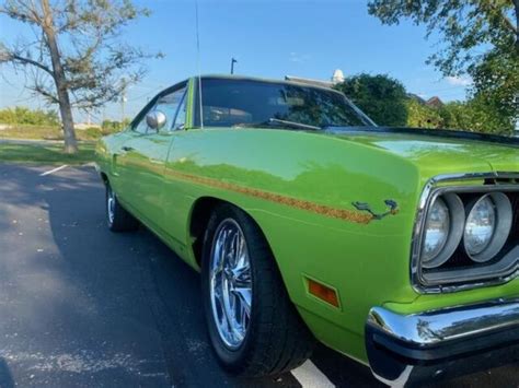 Professionally Restored 1970 Roadrunner For Sale The Car Is A J5 Lime Green For Sale