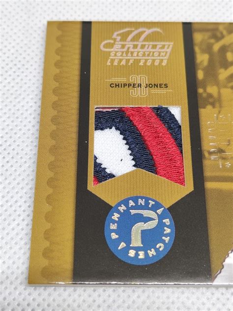 Donruss Leaf Century Collection Patch Chipper Bat Jones