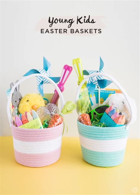 Easter basket ideas for kids from toddlers to teens - Think.Make.Share.