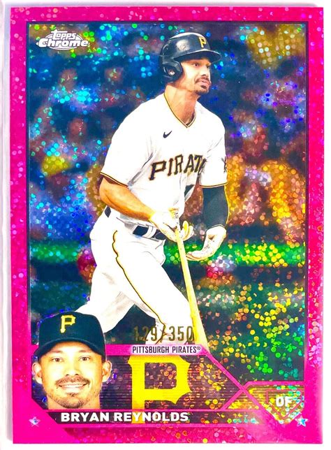 Topps Chrome Bryan Reynolds Magenta Speckle Refractor