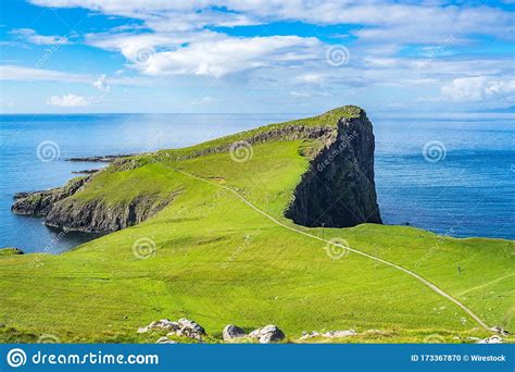 Neist Point in Isle of Skye, Scotland Stock Photo - Image of isle ...