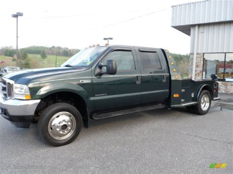 2003 Dark Highland Green Ford F550 Super Duty Lariat Crew Cab 4x4