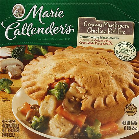 Marie Callender S Pot Pie Creamy Mushroom Chicken Oz Pot Pies