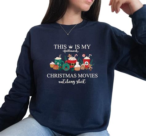 Amazon This Is My Hallmark Christmas Movies Watching Shirt Merry