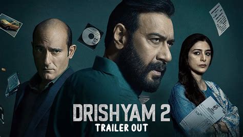 Ajay Devgn Akshaye Khanna Tabu Starrer Drishyam 2 Trailer Looks Intense