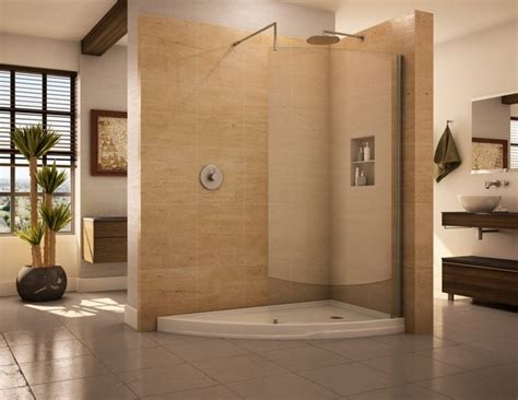 Open Shower Ideas Awesome Doorless Shower Creativity Decor Around