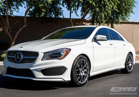 Mercedes Benz Cla Class With Enkei Raijin In Hyper Silver