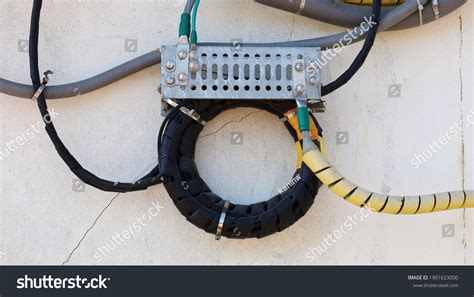 Grounding Electric Bar Grounding Panels Connect Stock Photo 1901623000 ...