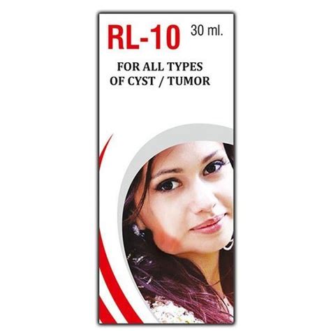 Rl 10 Homeopathic Drops For Cysts And Tumor Volume 30 Milliliter Ml