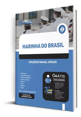 Apostila Marinha Do Brasil 2024 Colégio Naval Cpacn Frete grátis