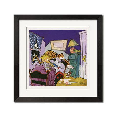 175x17 Print Calvin And Hobbes Monster Under The Bed Poster 0461 Ebay