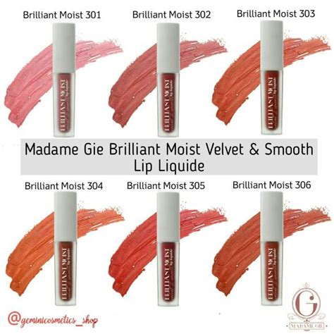 Jual MADAME GIE Brilliant Moist Velvet Smooth Lip Liquide Shopee