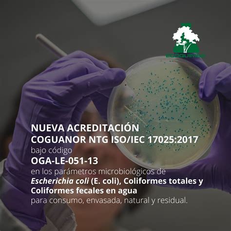 Microbiolog A Par Metros Acreditados Laboratorio Ecoquimsa