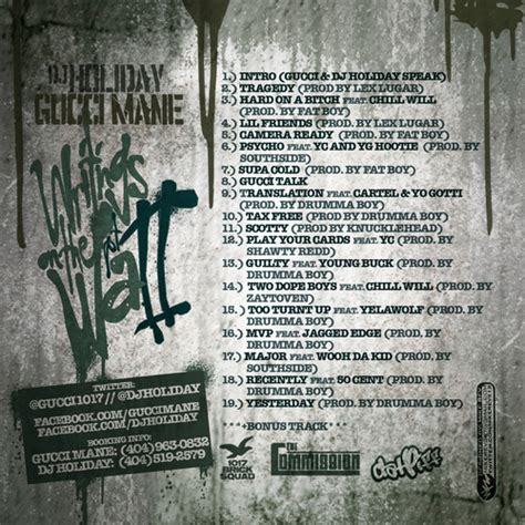 Mixtape Gucci Mane Writing S On The Wall 2 HipHop N More