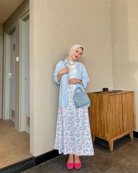 Ide Ootd Hijab Dengan Rok Ala Intan Ghazella Kekinian Da