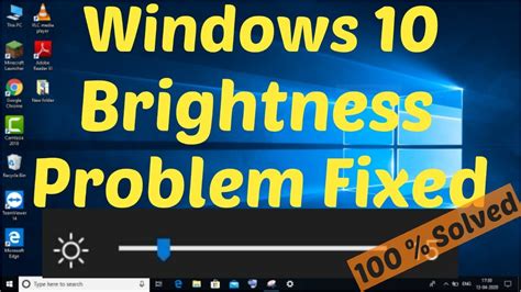 Windows Brightness Problem Fix How To Fix Can T Adjust Monitor