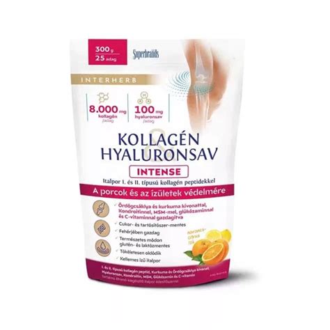 Interherb Kollag N Hyaluronsav Intense Narancs Citrus Z G