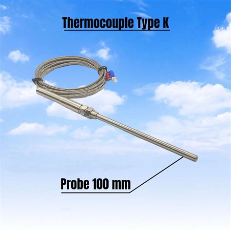 Thermocouple Type K M Probe Mm Termokopel Tipe K Kabel M