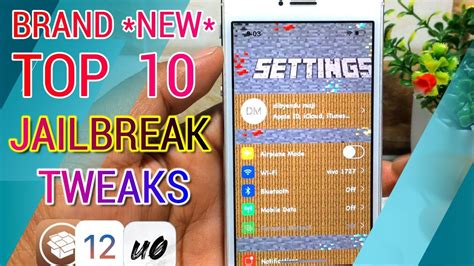 BRAND NEW TOP 10 BEST JAILBREAK CYDIA TWEAKS FOR IOS 12 12 1 2