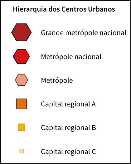 Hierarquia Urbana Atlas Geogr Fico Escolar Ibge