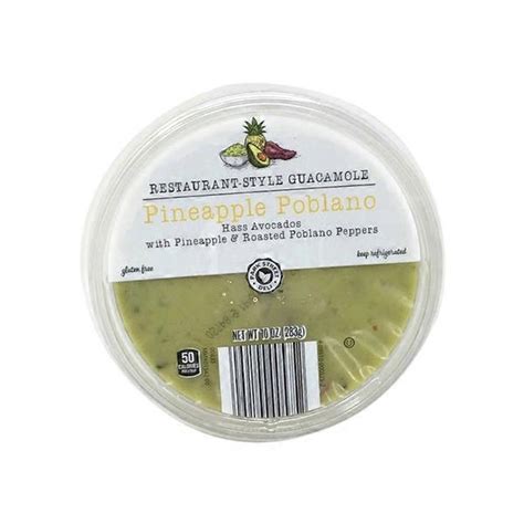 Park Street Deli Pineapple Poblano Restaurant Style Guacamole 10 Oz Delivery Or Pickup Near Me