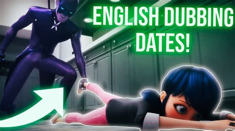 New English Dubbing Release Dates Miraculous Ladybug Season