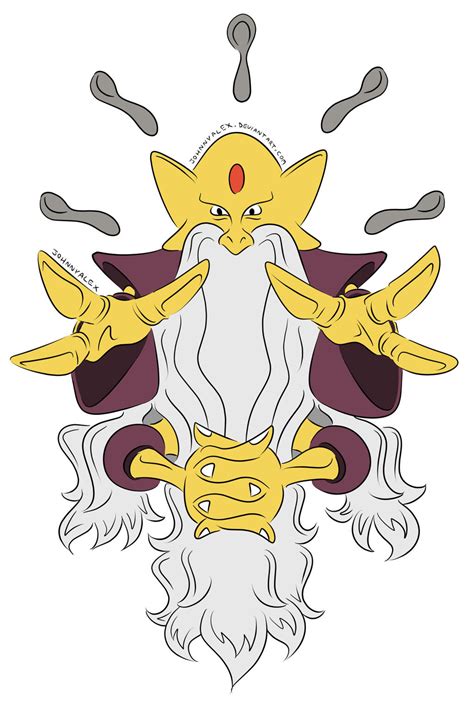 Mega Alakazam By Johnnyalex On Deviantart