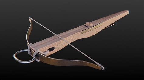 Medieval Crossbow 3d Model Cgtrader