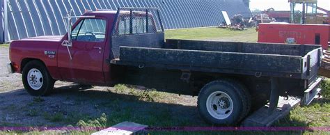 1989 Dodge Ram D350 Pickup Truck In Emporia Ks Item A1186 Sold Purple Wave