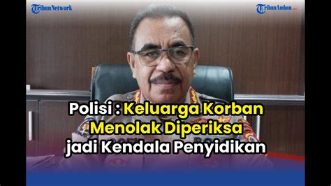 Polisi Keluarga Korban Rudapaksa Bupati Thaher Hanubun Menolak