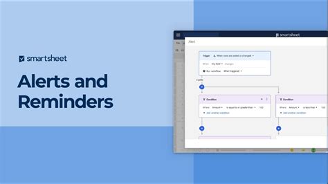 Alerts And Reminders In Smartsheet Youtube