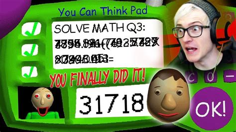 Baldis Basic Q3 Problem Answer Baldis Basics Third Probl