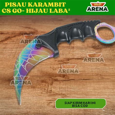 Jual Knifezer Pisau Karambit Cs Go Collector Knife H Hijau Laba