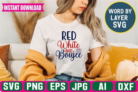 Red White And Boujee Graphic By RSvgzone Creative Fabrica