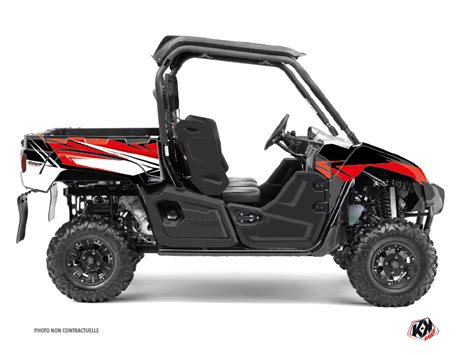 Yamaha Viking Utv Stage Graphic Kit Black Red Kutvek Kit Graphik