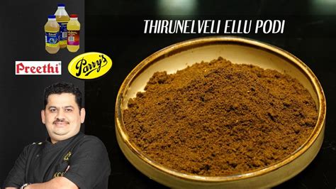 Venkatesh Bhat Makes Thirunelveli Ellu Podi Black Til Seeds Powder