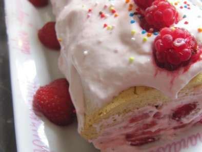 Gateau Roule Fraise Framboise Recette Ptitchef