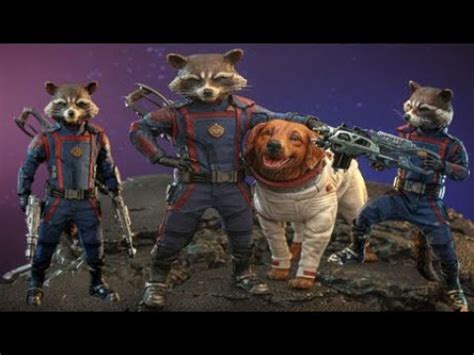 Rocket And Cosmo Guardians Of The Galaxy Vol Hot Toys Exclusive Th Scale Collectible